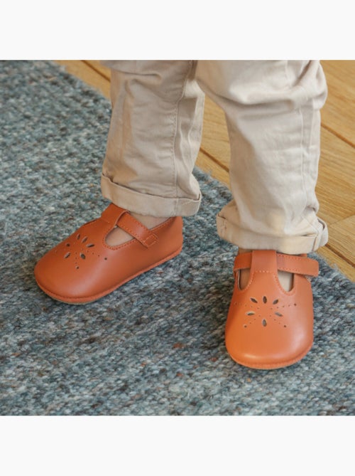 Chaussures bébé cuir souple Salomé - Kiabi