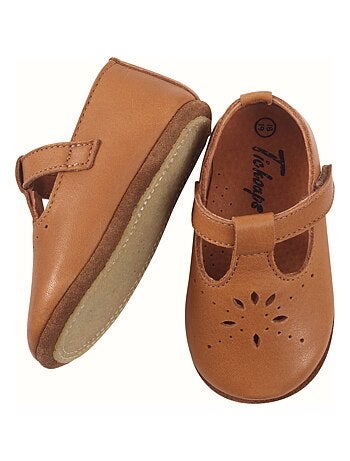 Chaussures bébé cuir souple Salomé