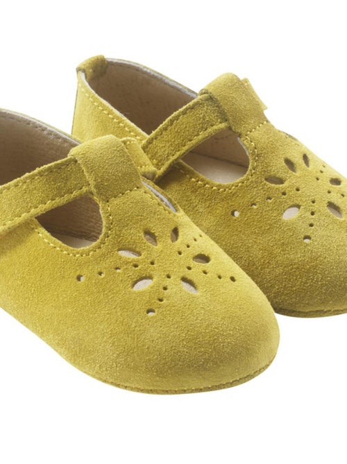 Chaussures bébé cuir souple Salomé - Kiabi
