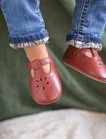 Chaussures bébé cuir souple Salomé