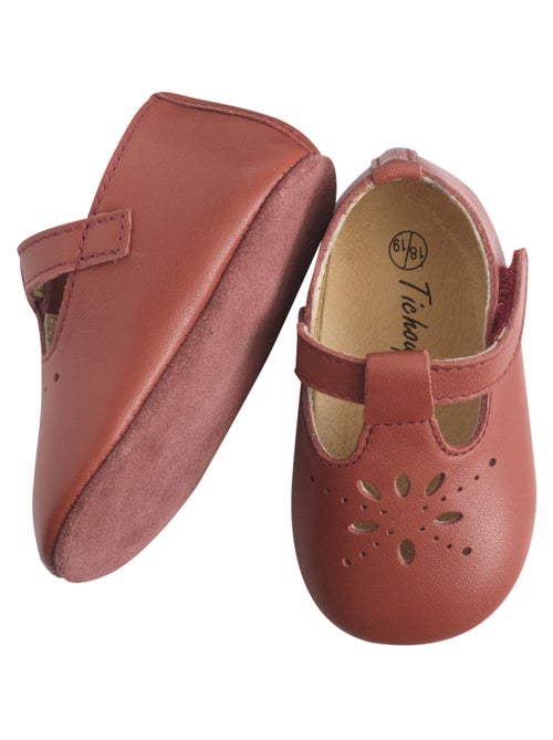 Chaussures bébé cuir souple Salomé - Kiabi