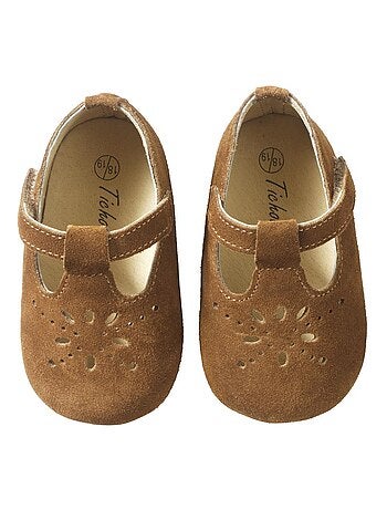 Chaussures bébé cuir souple Salomé