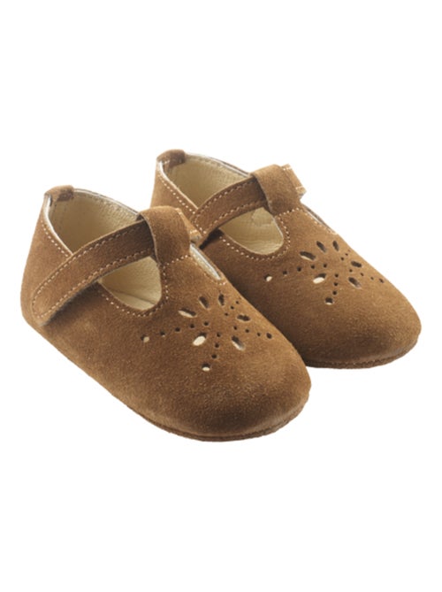 Chaussures bébé cuir souple Salomé - Kiabi