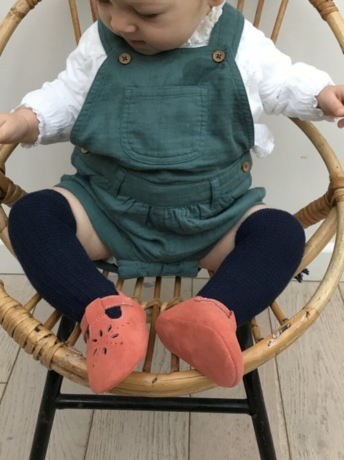 Chaussures bébé cuir souple Salomé - Kiabi