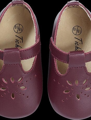 Chaussures bébé cuir souple Salomé