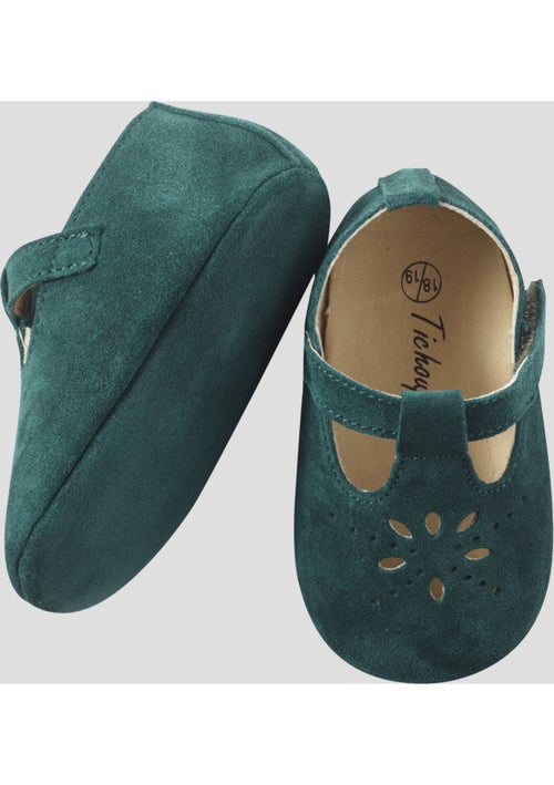 Chaussures bébé cuir souple Salomé - Kiabi