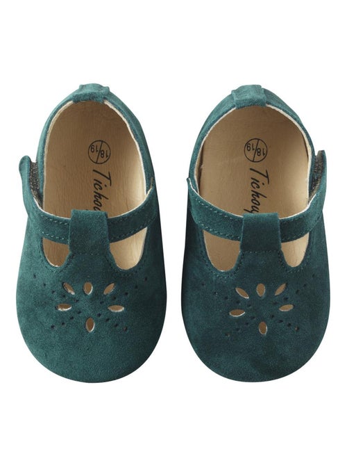 Chaussures bébé cuir souple Salomé - Kiabi