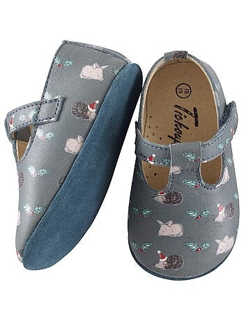 Chaussures bébé cuir souple Star