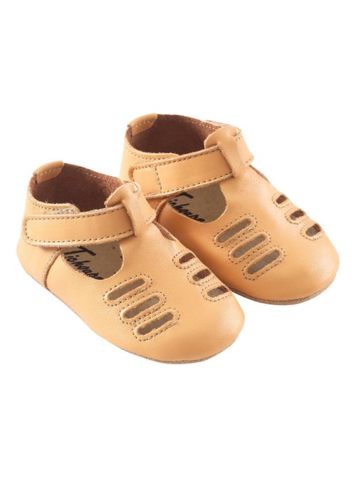 Chaussures bébé cuir souple Tibilly - Kiabi