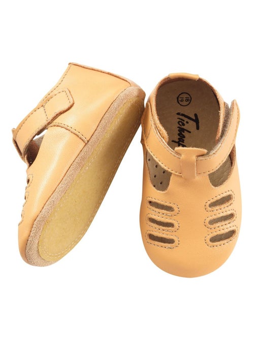 Chaussures bébé cuir souple Tibilly - Kiabi