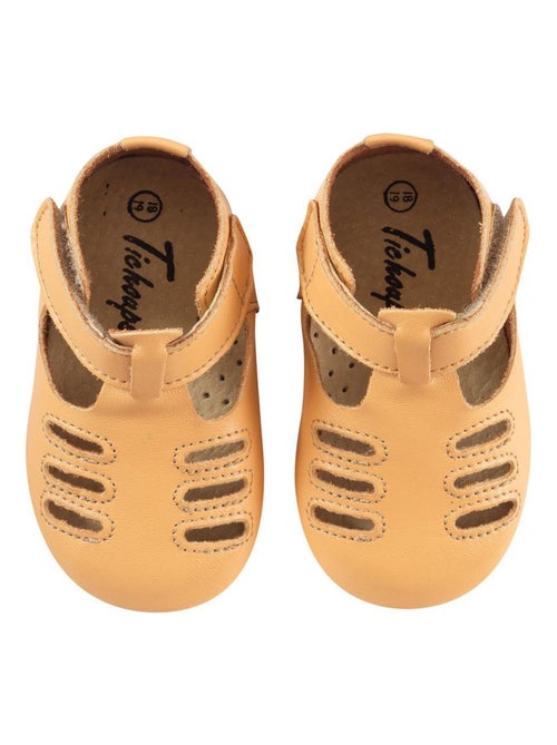 Chaussures bébé cuir souple Tibilly - Kiabi