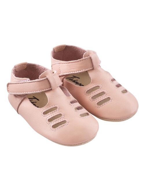 Chaussures bébé cuir souple Tibilly - Kiabi