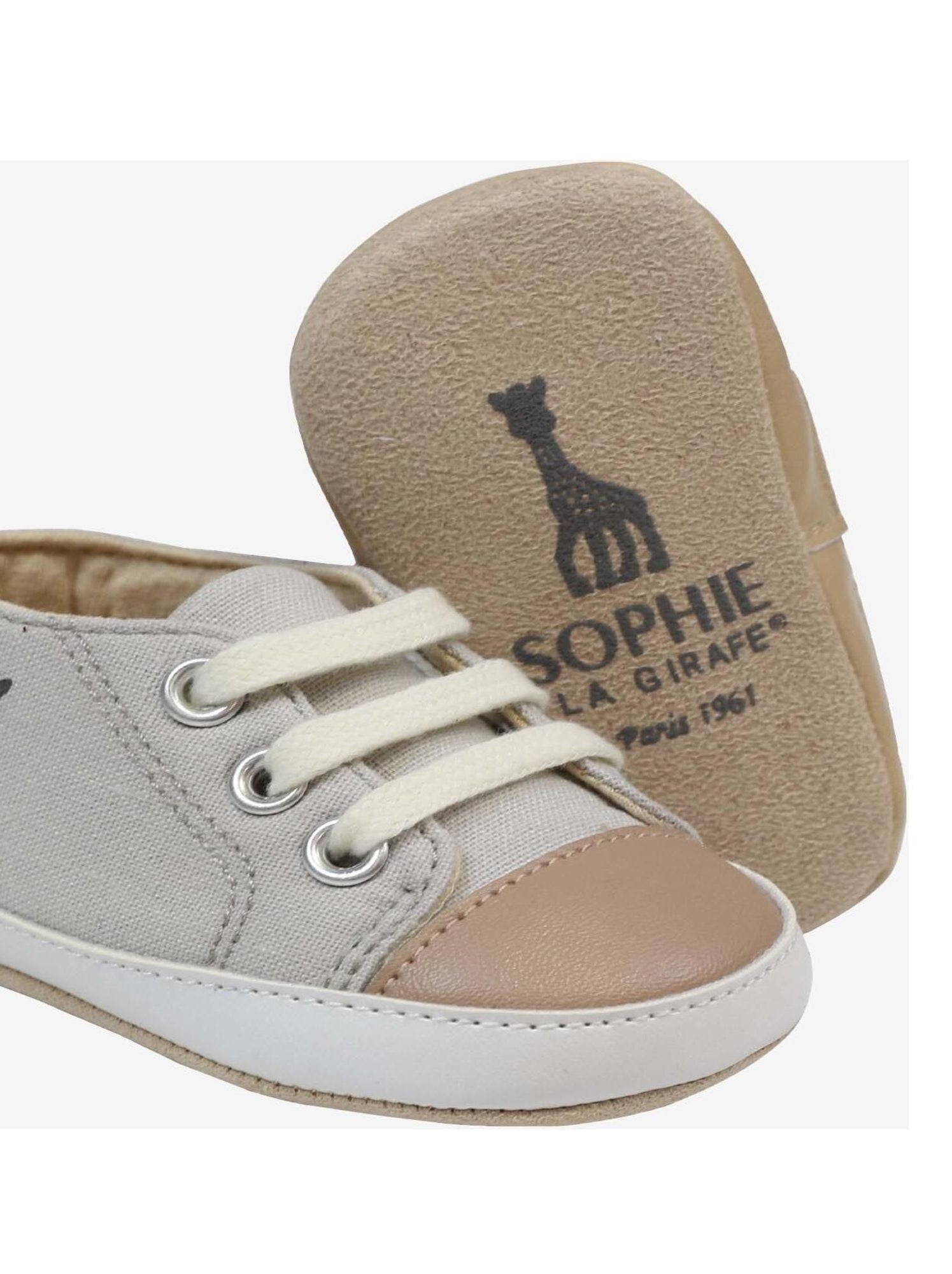 Chaussures bebe souple bebe Trois Kilos Sept Ecru Kiabi 24.95