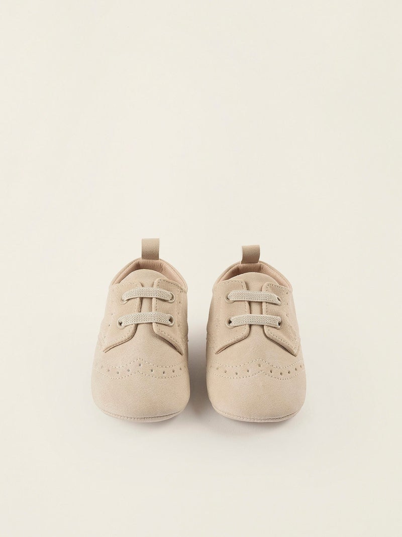 Chaussures Broguées Beige - Kiabi