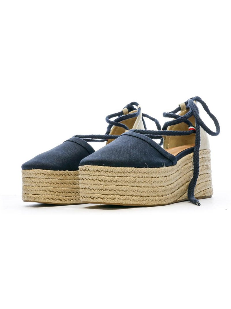 Chaussures compensées Femme Tommy Hilfiger Bleu - Kiabi