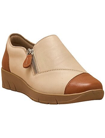 Chaussures confort zippées et élastiquée - PEDICONFORT