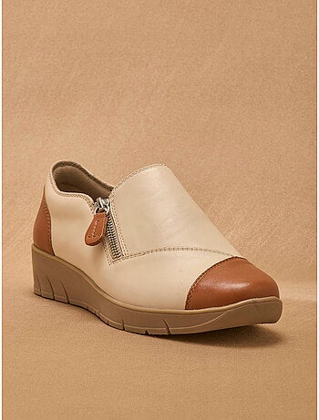 Chaussures confort zippées et élastiquée - PEDICONFORT
