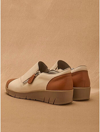 Chaussures confort zippées et élastiquée - PEDICONFORT