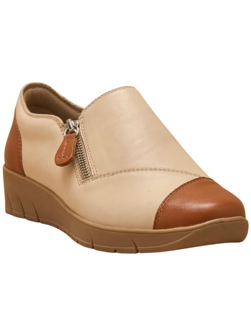 Chaussures confort zippées et élastiquée - PEDICONFORT - Kiabi