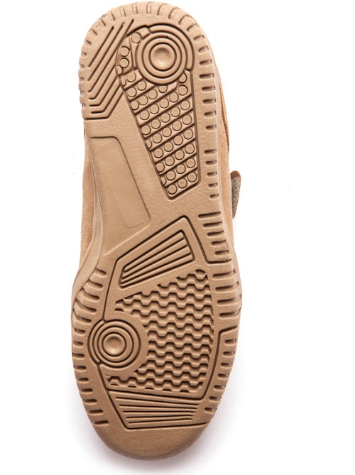 Chaussures cuir à scratch extra-larges - PEDICONFORT - Kiabi