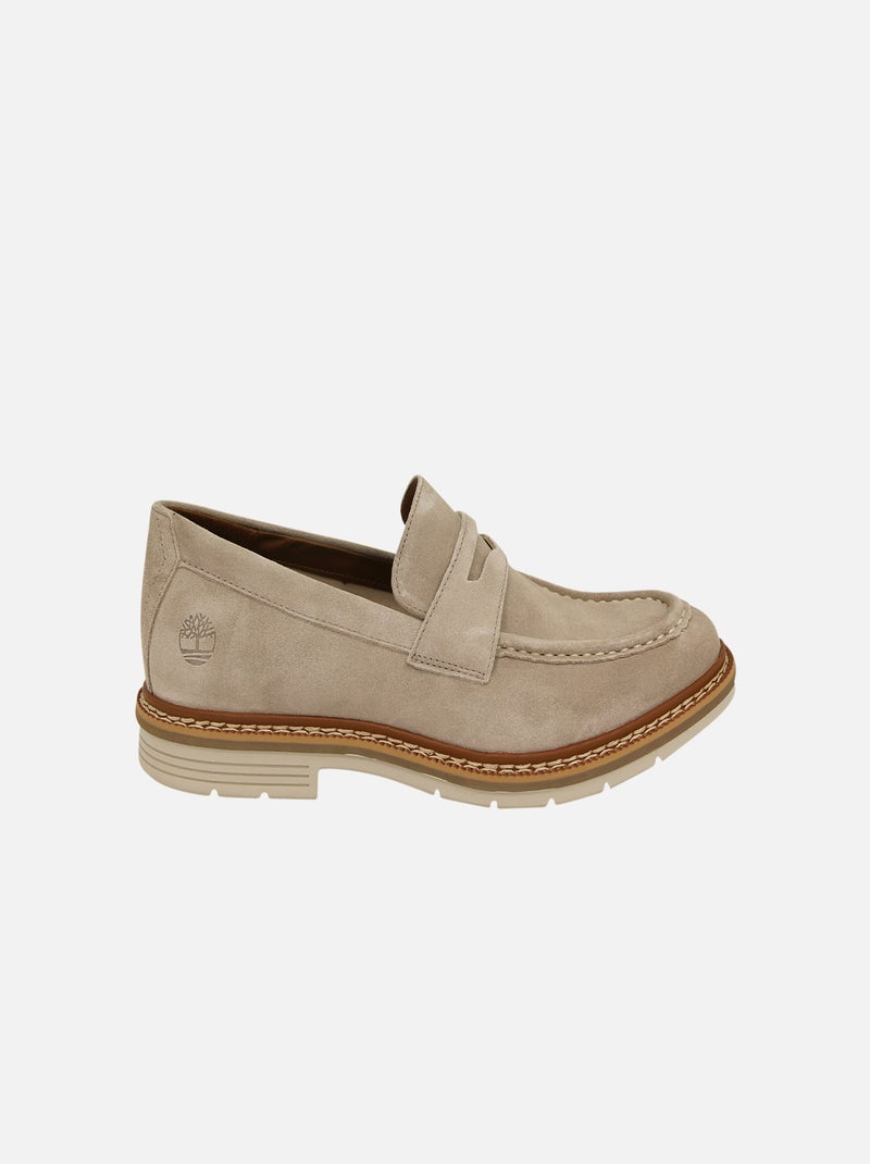 Chaussures cuir 'Timberland' 'Naples Trail Penny' Gris - Kiabi