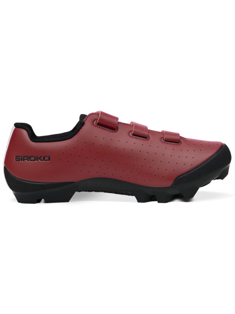 Chaussures cyclisme gravel cyclisme homme et femme sigr300 Rouge - Kiabi