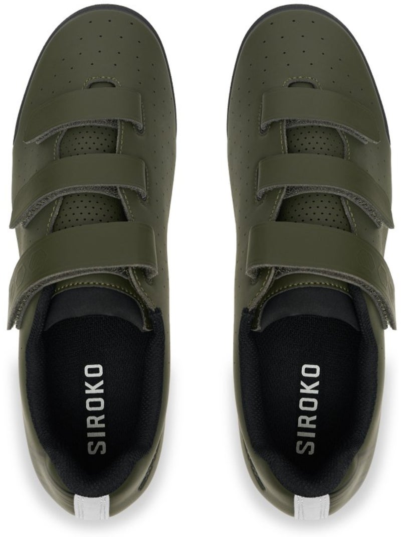 Chaussures cyclisme gravel cyclisme homme et femme sigr300 Vert - Kiabi