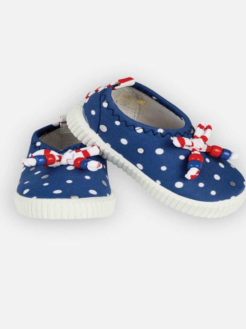 Chaussures de bain à pois Archimède Bleu - Kiabi
