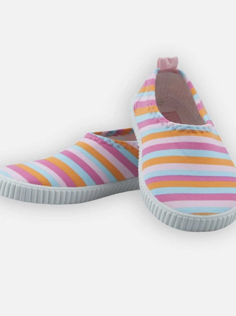 Chaussures de bain rayées Archimède Bleu - Kiabi