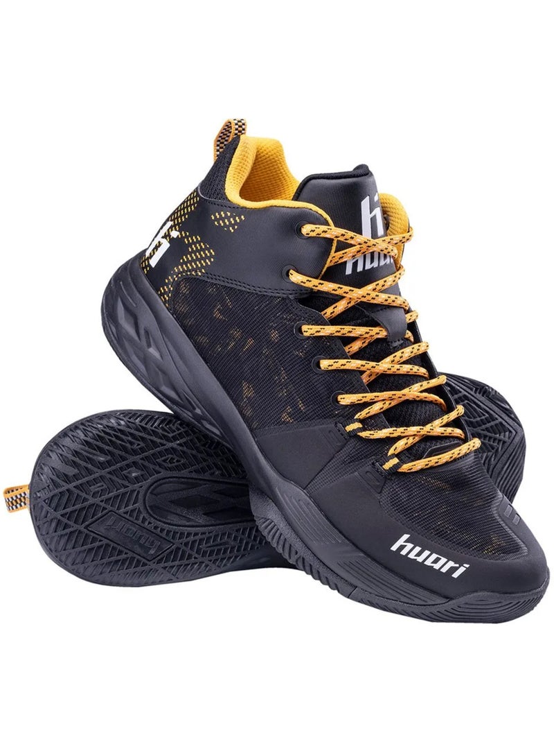 Chaussures de basket ardan - huari Noir Jaune - Kiabi