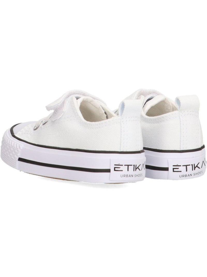 Chaussures de basketball à semelle plate pour filles - etika Blanc - Kiabi