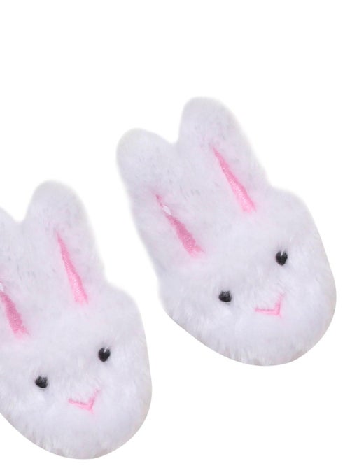 Chaussures de poupées, oreilles de lapin moelleuses et nez cousu - Kiabi