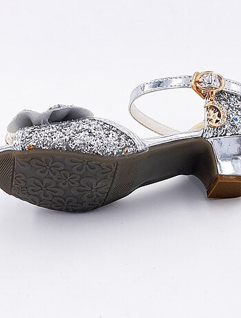 Chaussures de princesse enfant à talon pailletées pour déguisement Labay