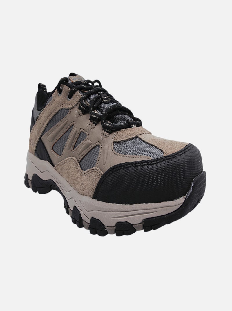 Chaussures de randonnée cuir 'Skechers' 'Relaxed Fit Selmen' Marron - Kiabi