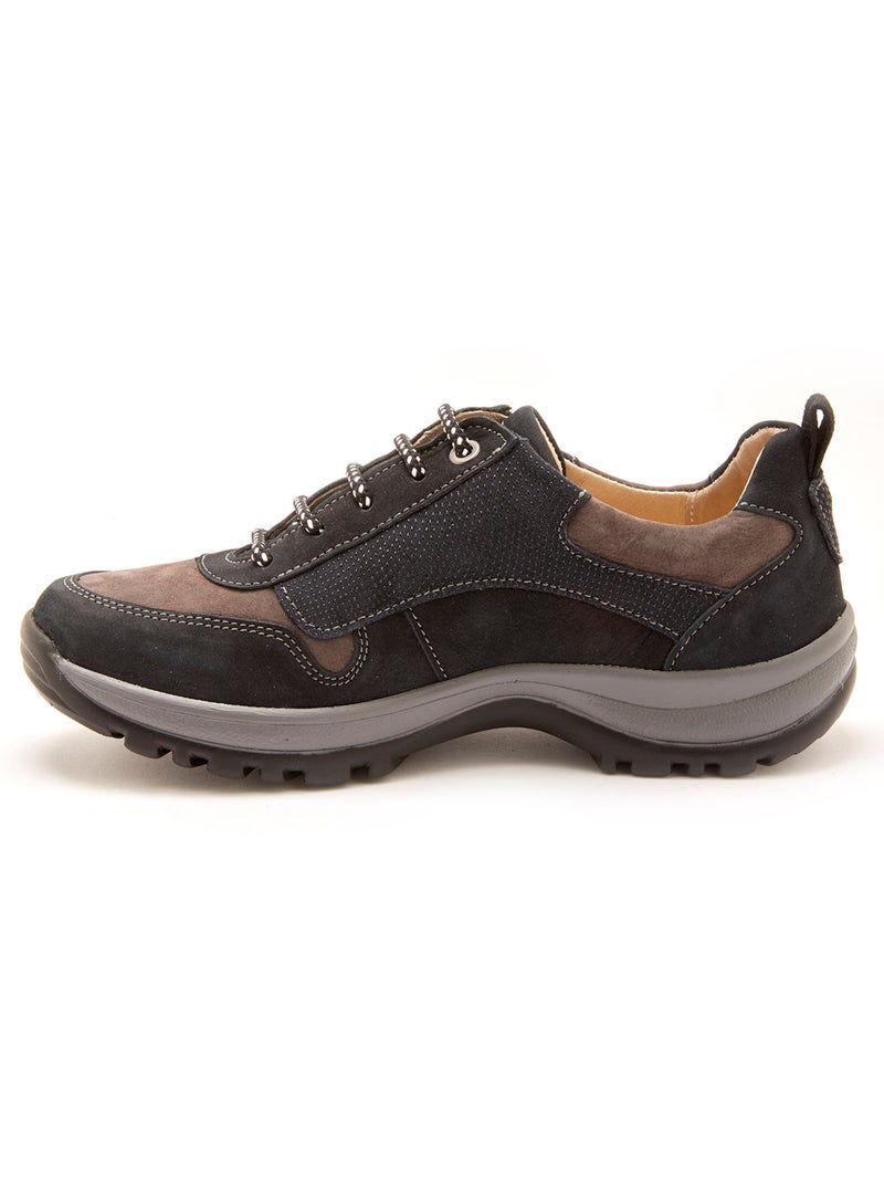 Chaussures de randonnée lacés et zippés - PEDICONFORT Bleu marine - Kiabi