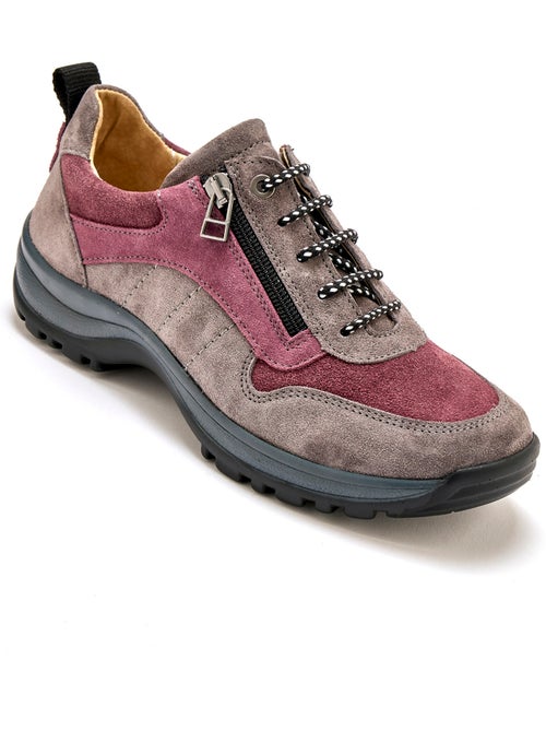 Chaussures de randonnée lacés et zippés - PEDICONFORT - Kiabi