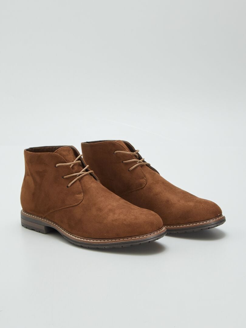 Chaussures de ville en simili Marron - Kiabi