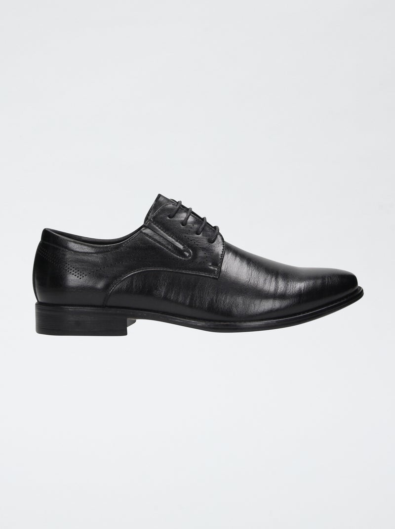 Chaussures de ville en simili Noir - Kiabi