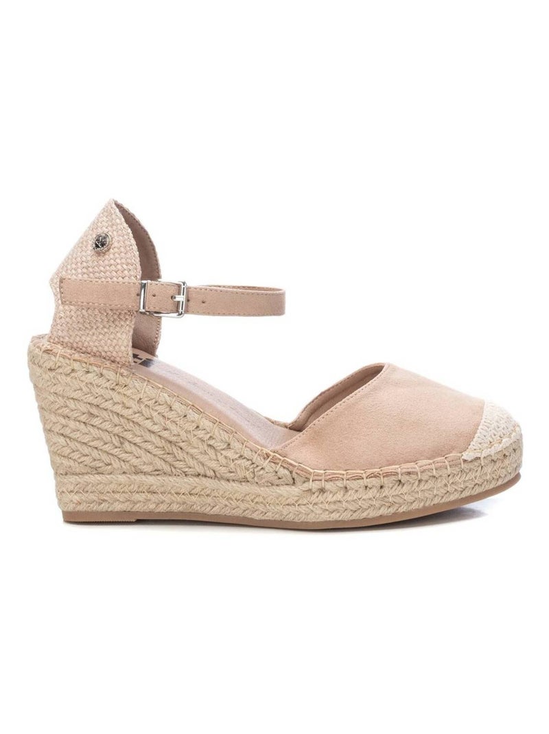 Chaussures décontractées à boucle avec semelle compensée Beige - Kiabi