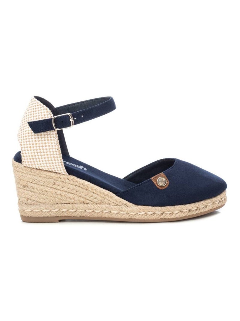 Chaussures décontractées à boucle avec semelle compensée Bleu - Kiabi
