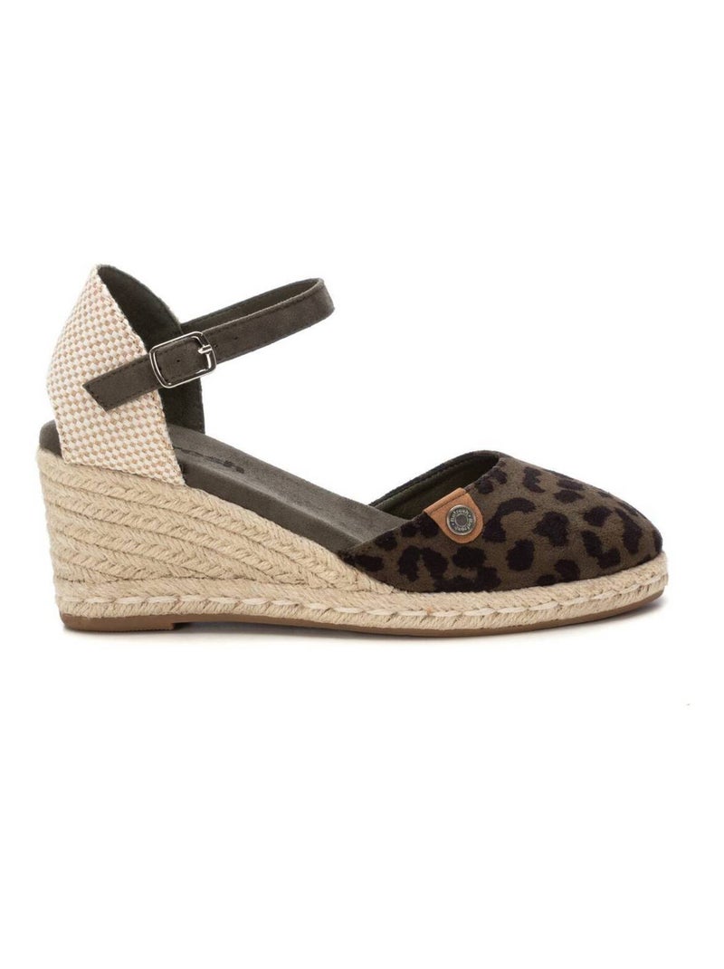 Chaussures décontractées à boucle avec semelle compensée Kaki - Kiabi