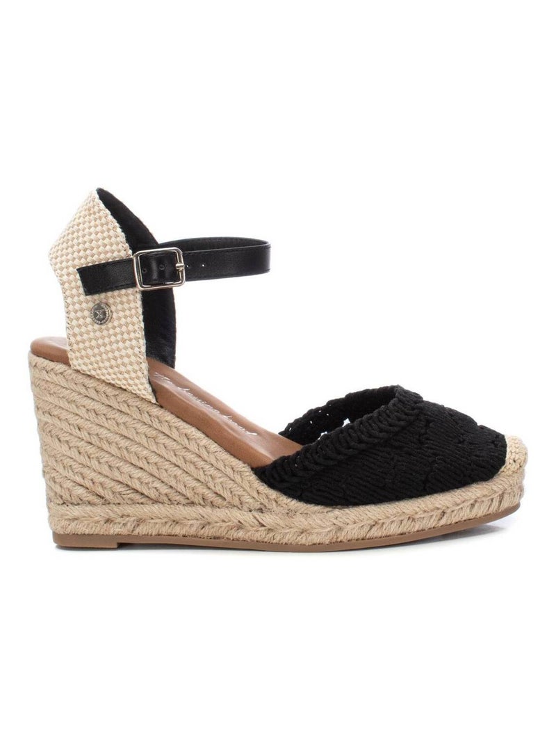 Chaussures décontractées à boucle avec semelle compensée Noir - Kiabi