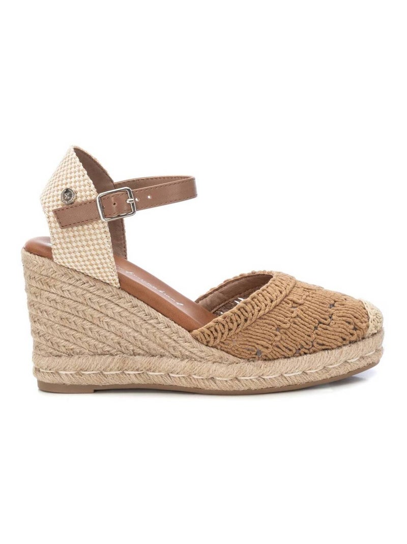 Chaussures décontractées à boucle avec semelle compensée Taupe - Kiabi