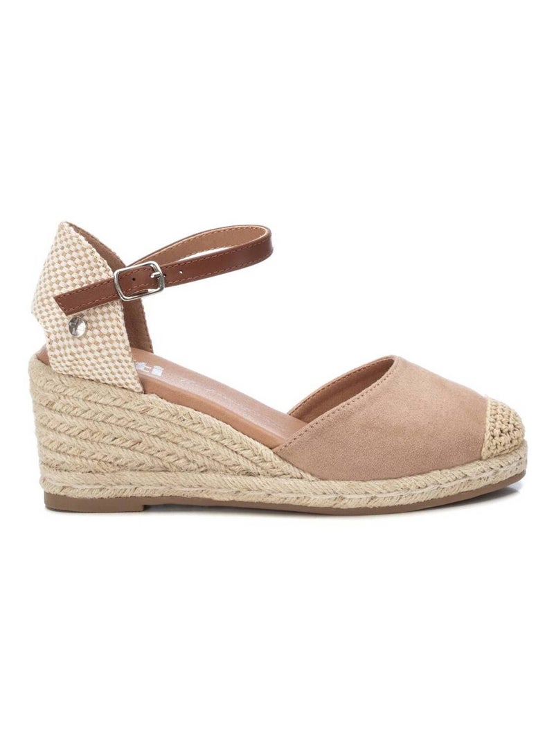 Chaussures décontractées à boucle et semelle compensée Beige - Kiabi