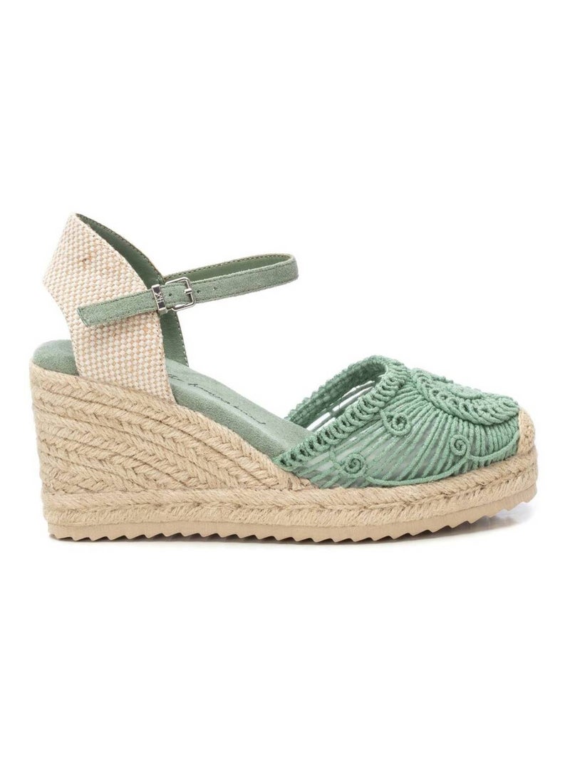 Chaussures décontractées à boucle et semelle compensée Bleu azur - Kiabi