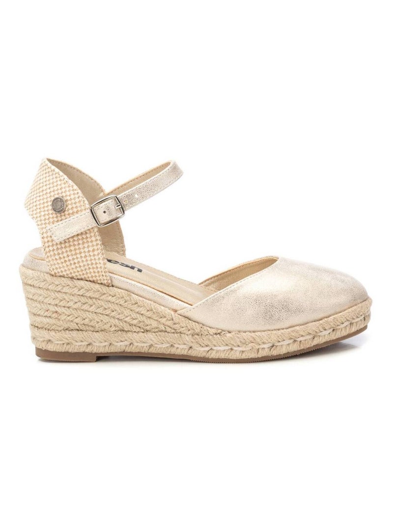 Chaussures décontractées à boucle et semelle compensée Doré/or - Kiabi