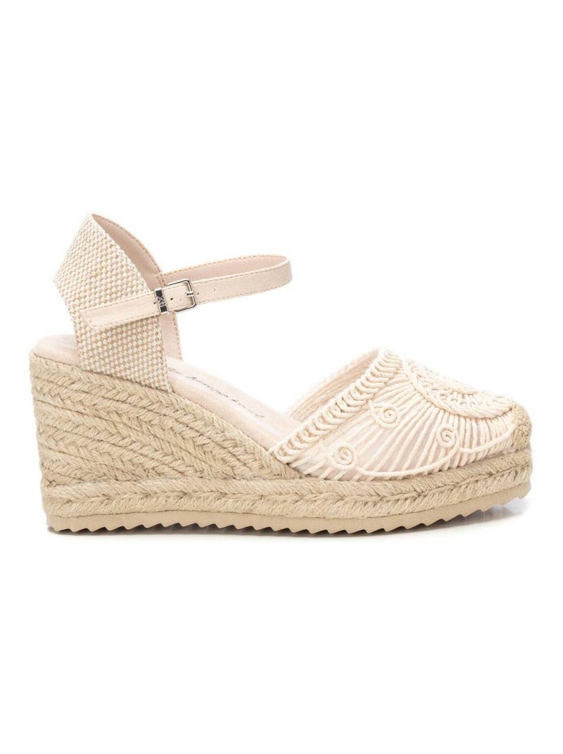 Chaussures décontractées à boucle et semelle compensée Gris - Kiabi