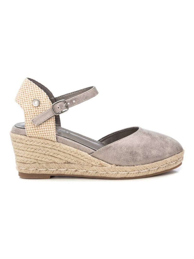 Chaussures décontractées à boucle et semelle compensée Gris Gris - Kiabi