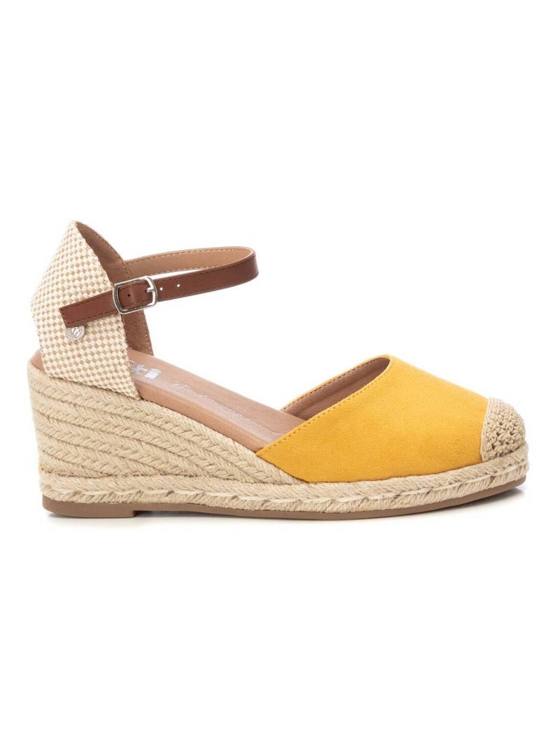 Chaussures décontractées à boucle et semelle compensée Jaune - Kiabi