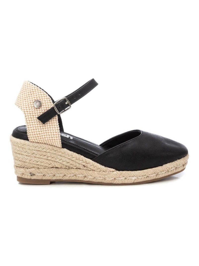 Chaussures décontractées à boucle et semelle compensée Noir - Kiabi